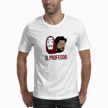 Load image into Gallery viewer, T shirt men Funny Design La Casa De Papel T Shirt Money Heist Tees TV Series Tshirts Men Short Sleeve House of Paper T-Shirt