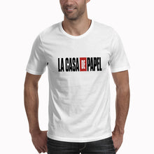 Load image into Gallery viewer, T shirt men Funny Design La Casa De Papel T Shirt Money Heist Tees TV Series Tshirts Men Short Sleeve House of Paper T-Shirt