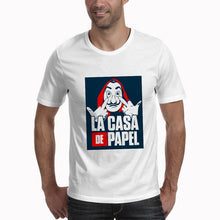 Load image into Gallery viewer, T shirt men Funny Design La Casa De Papel T Shirt Money Heist Tees TV Series Tshirts Men Short Sleeve House of Paper T-Shirt
