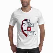 Load image into Gallery viewer, T shirt men Funny Design La Casa De Papel T Shirt Money Heist Tees TV Series Tshirts Men Short Sleeve House of Paper T-Shirt