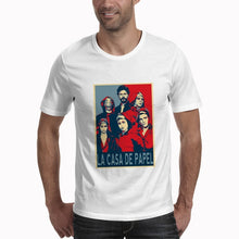Load image into Gallery viewer, T shirt men Funny Design La Casa De Papel T Shirt Money Heist Tees TV Series Tshirts Men Short Sleeve House of Paper T-Shirt