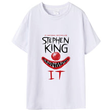 Load image into Gallery viewer, New Arrival Stephen King It Movie Tshirt Summer Men Stephen King Print T Shirt Casual Cool It Stephen King T-shirt Male's Tops